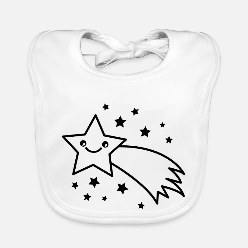 Shooting star Organic Baby Bibs