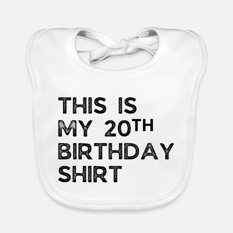 20e anniversaire Bavoir bio Bébé