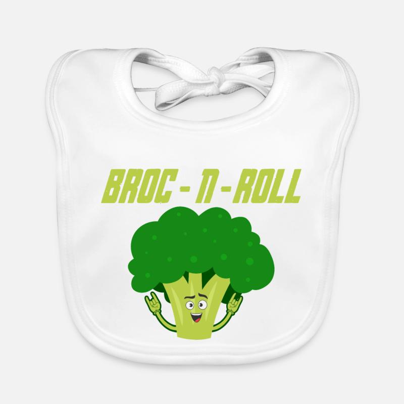 Broc n Roll Vegetable Broccoli Baby Bio-Lätzchen