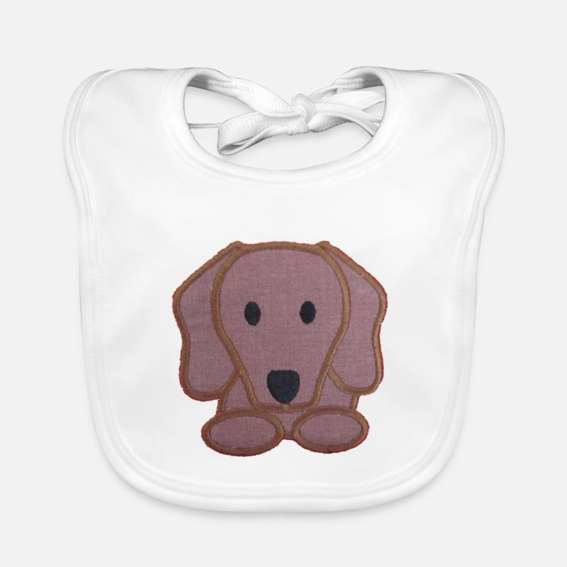 Dackel Baby Bio-Lätzchen