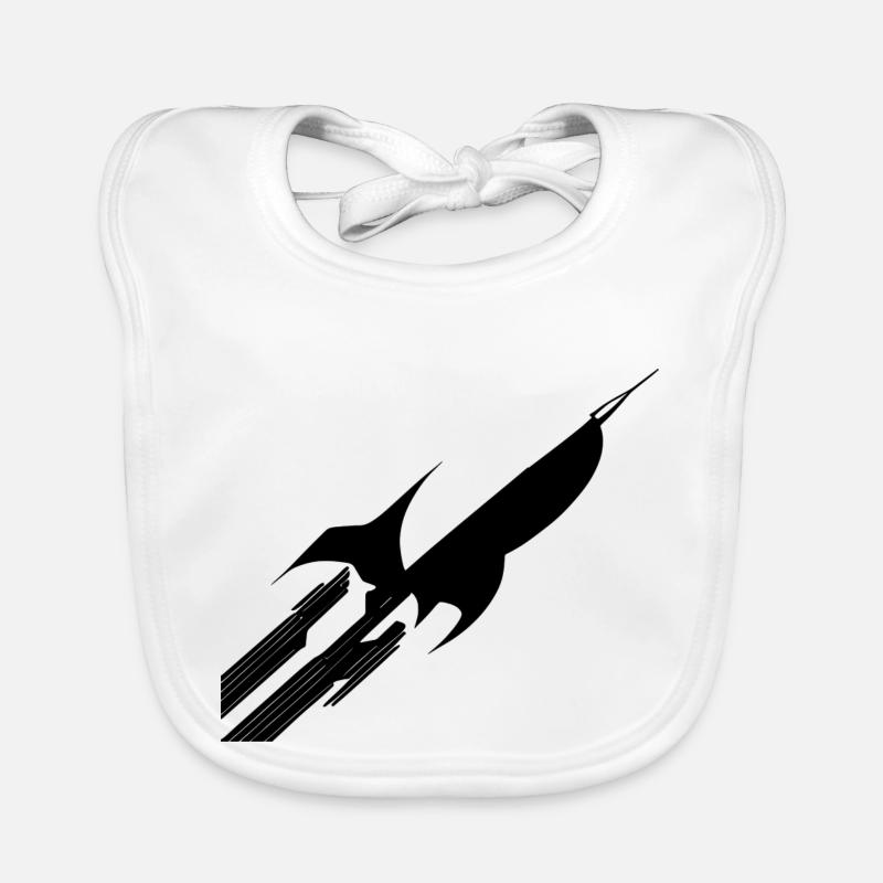 Fusée Bavoir bio Bébé