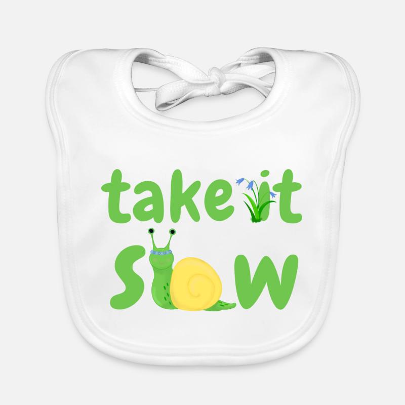 take it slow Organic Baby Bibs