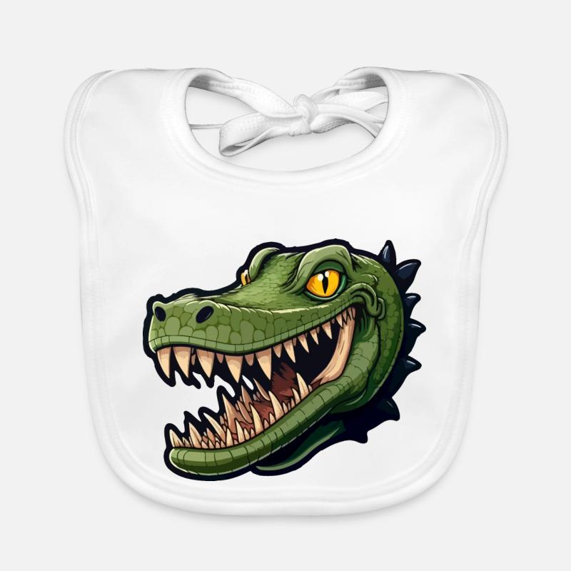 Alligator Organic Baby Bibs