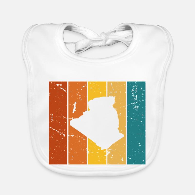 Algerien Vintage-Geschenk Baby Bio-Lätzchen