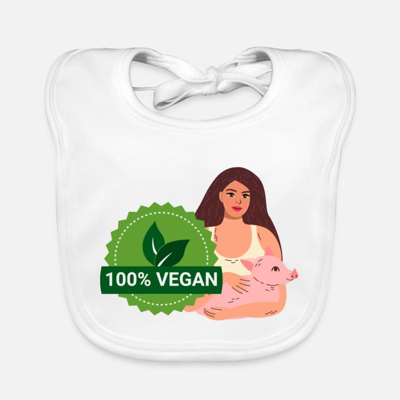 100% vegan Baby Bio-Lätzchen