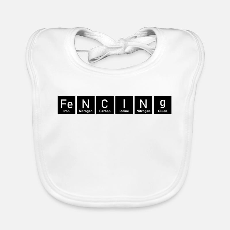 Fechten Periodensystem Baby Bio-Lätzchen