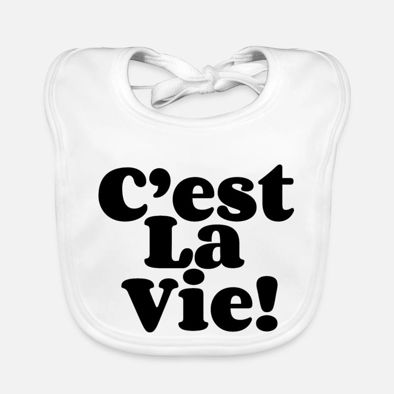 C'est la vie Bavoir bio Bébé