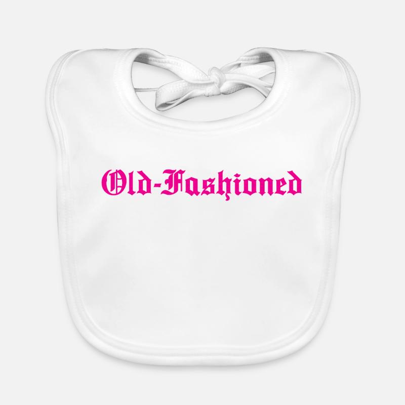 OLD-FASHIONED Old school Organic Baby Bibs