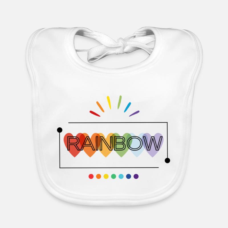 Rainbow so nice Baby Bio-Lätzchen