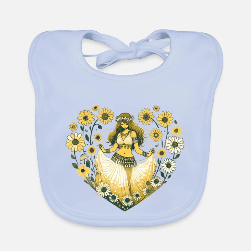 Bauchtänzerin Daisy Baby Bio-Lätzchen