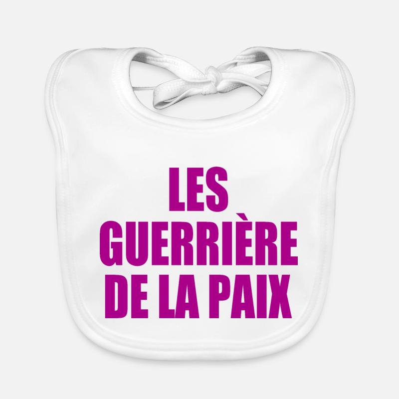 Die Krieger des Friedens Baby Bio-Lätzchen