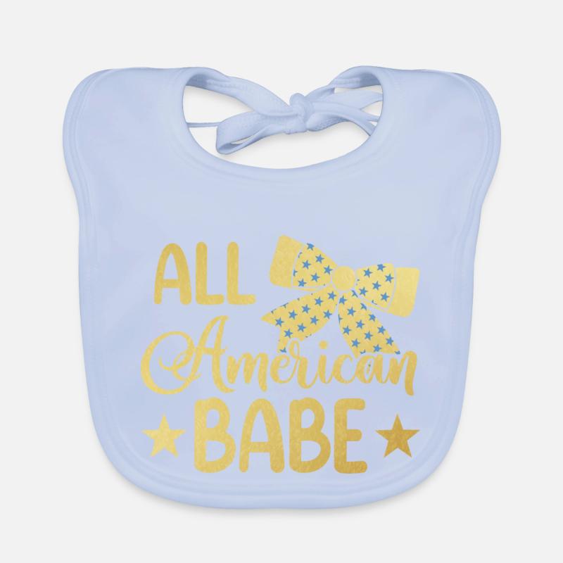 All American Baby 4. Juli Baby Bio-Lätzchen