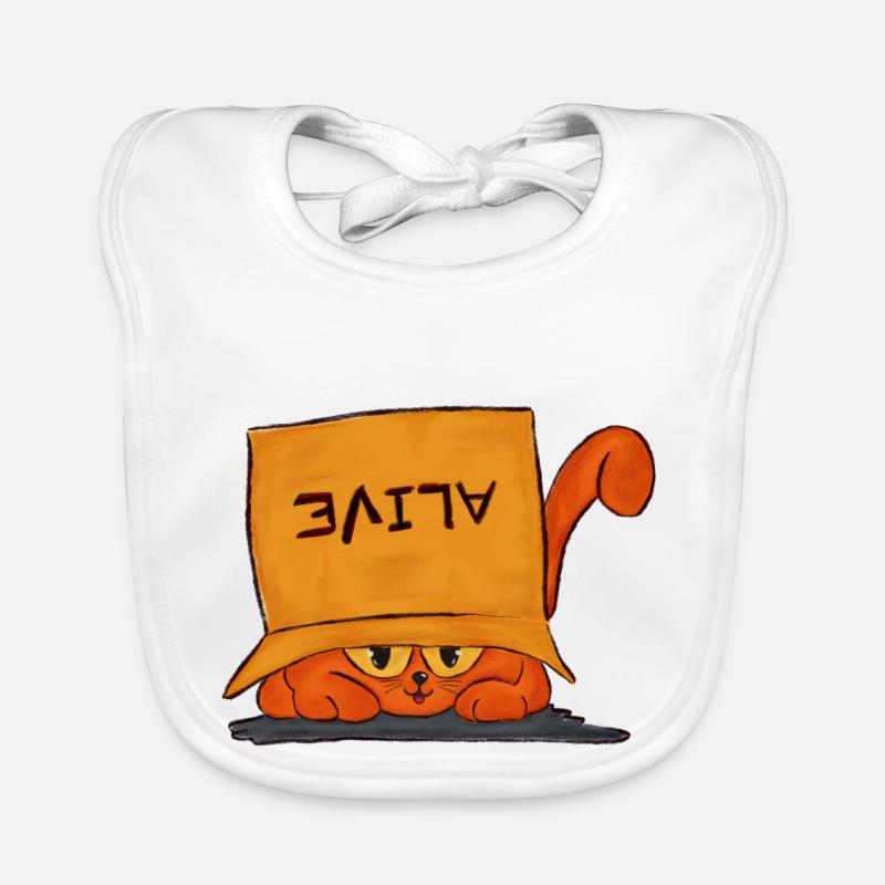 Le chat de Schrödinger Bavoir bio Bébé
