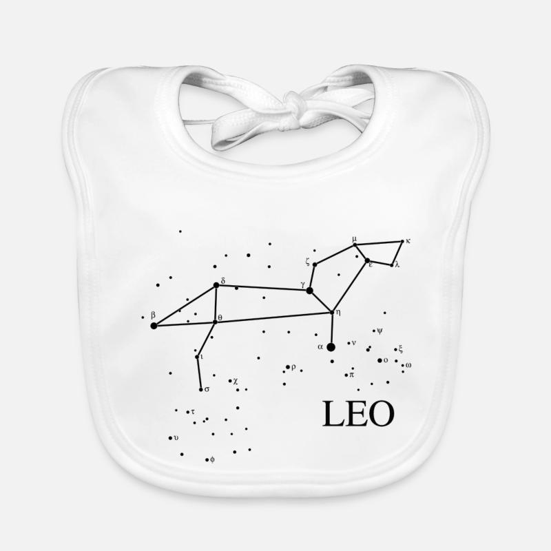Constellation Leo Baby Bio-Lätzchen