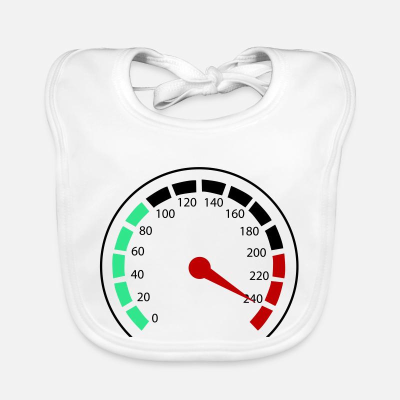Compteur - Bavoir bio Bébé - blanc