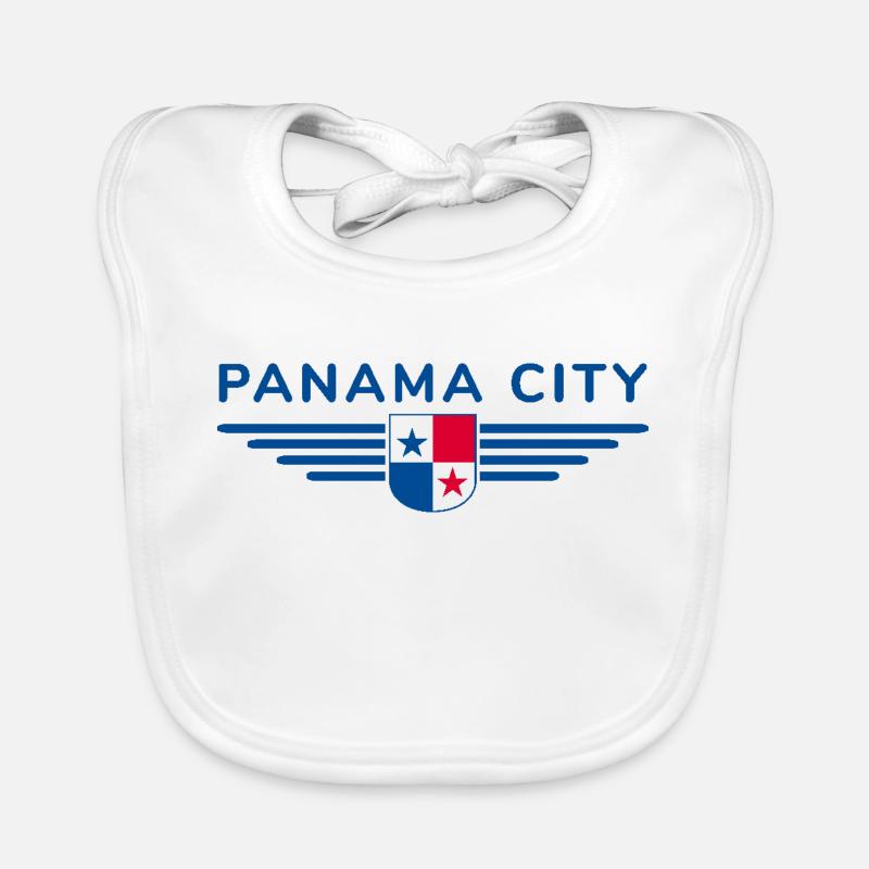 Conception de t-shirt Panama City Bavoir bio Bébé