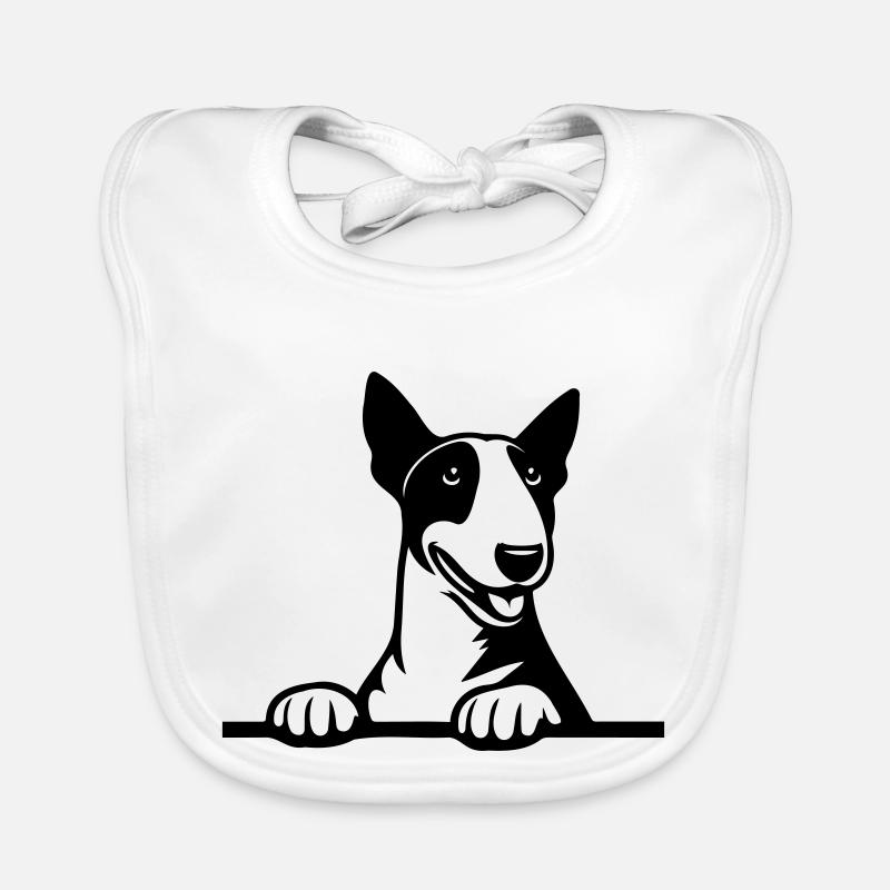 Bull terrier Bavoir bio Bébé