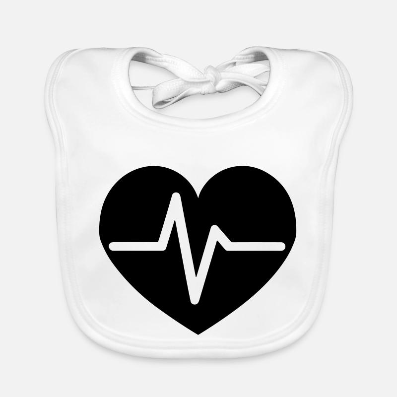 heartbeat Organic Baby Bibs