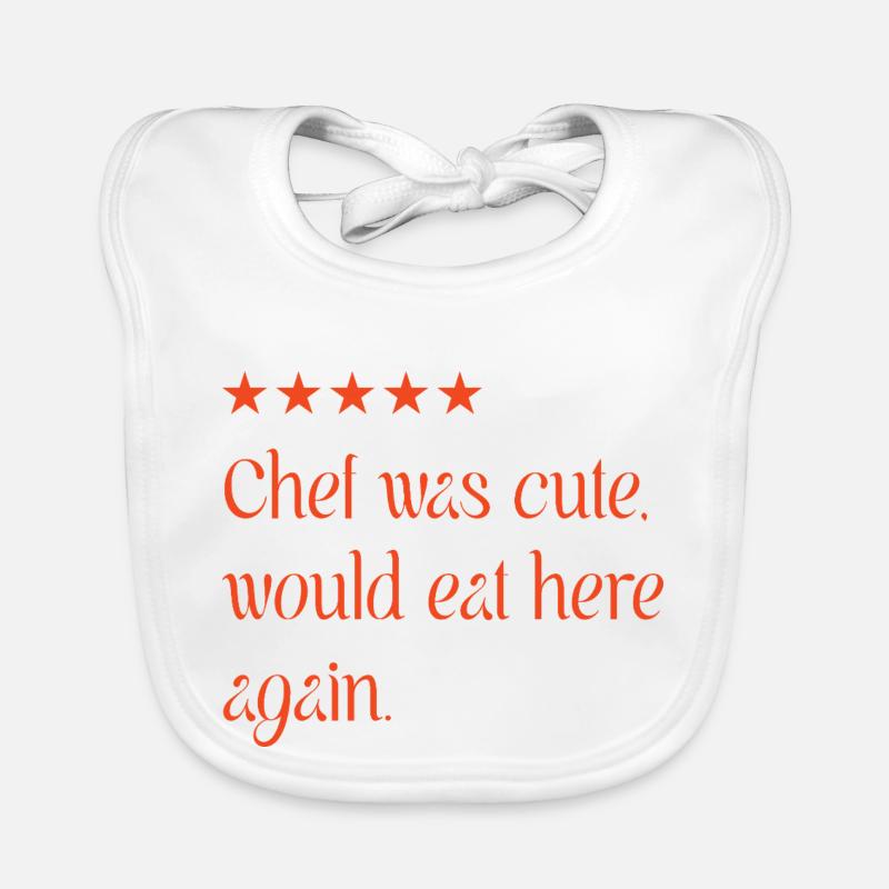Chef was cute Bavoir bio Bébé