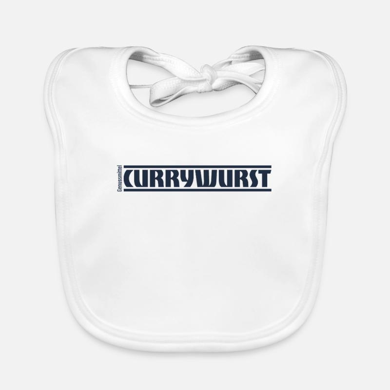 „Genussmittel“ Serie | Currywurst Baby Bio-Lätzchen