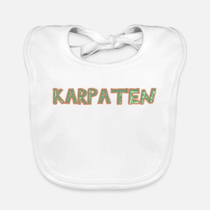 Carpathians as a mountain Organic Baby Bibs