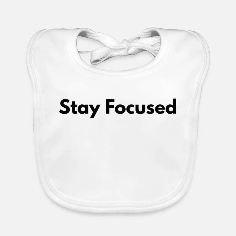 Stay Focused Organic Baby Bibs