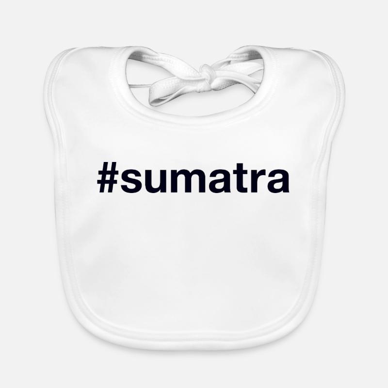 Sumatra Hashtag Baby Bio-Lätzchen