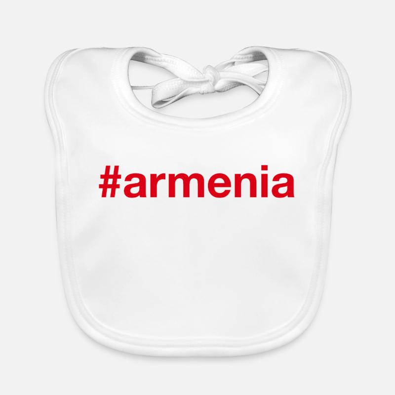 Armenia Hashtag Baby Bio-Lätzchen