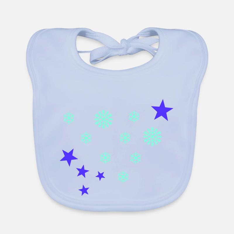 flocon de neige Bavoir bio Bébé