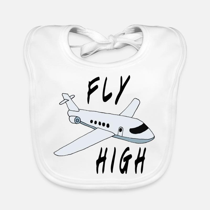 Flugzeug Baby Bio-Lätzchen