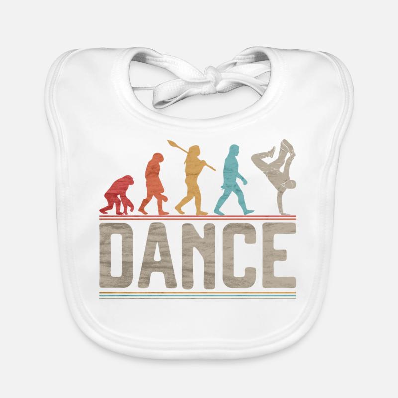 Breakdance Evolution B-Boy B-Girl Hip Hop Tanz Baby Bio-Lätzchen