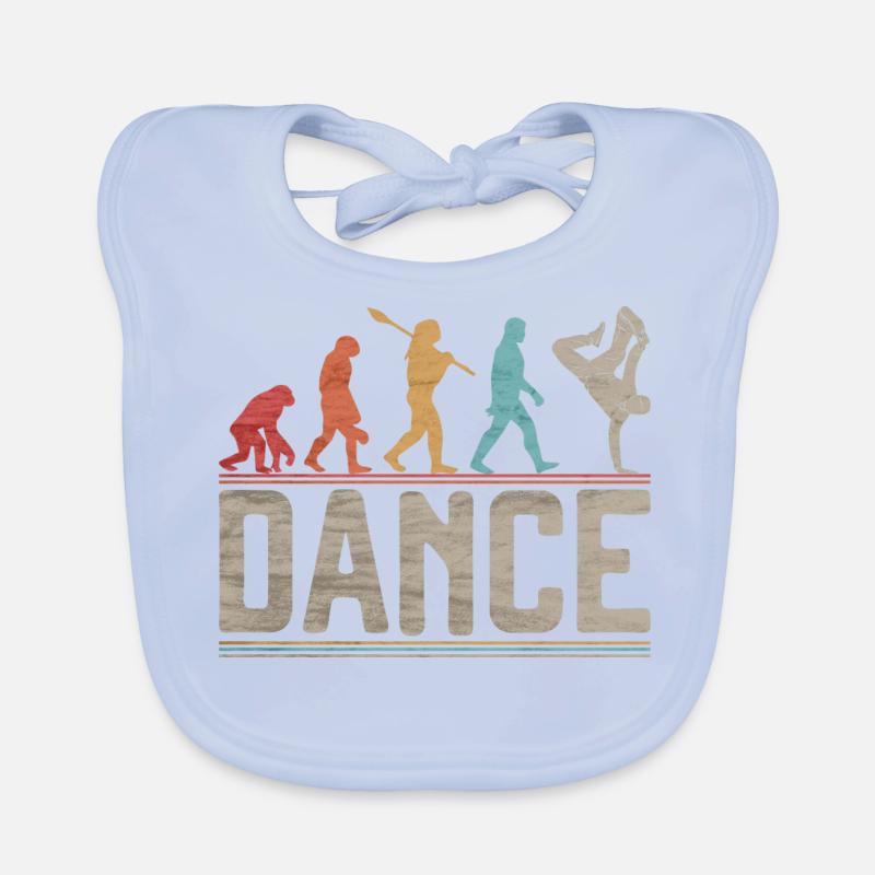 Breakdance Evolution B-Boy B-Girl Hip Hop Tanz Baby Bio-Lätzchen