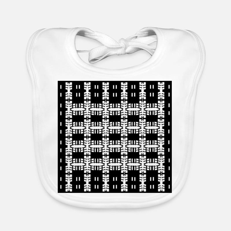 Forme unique du design - Bavoir bio Bébé - blanc