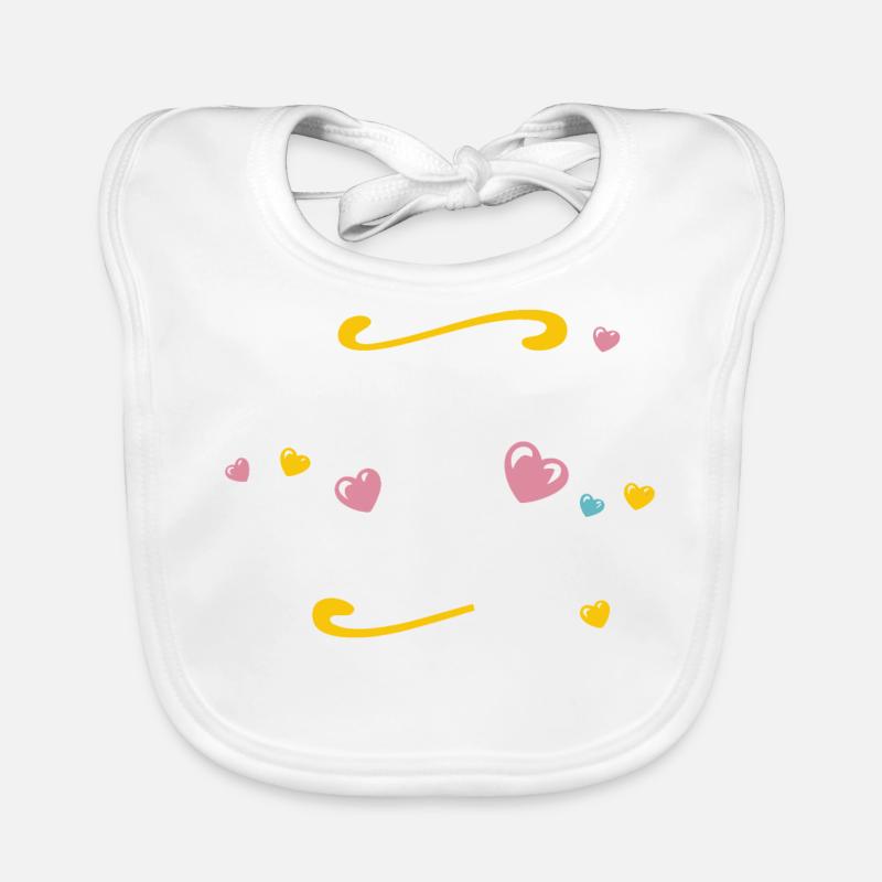 Ronrons et bonheur Bavoir bio Bébé
