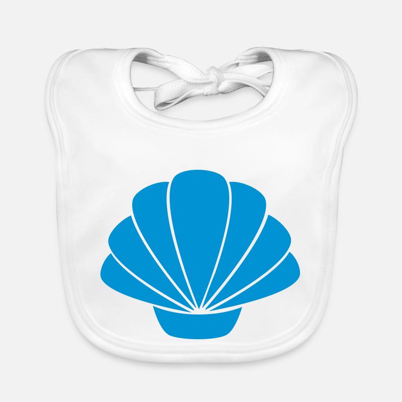 seashell Organic Baby Bibs