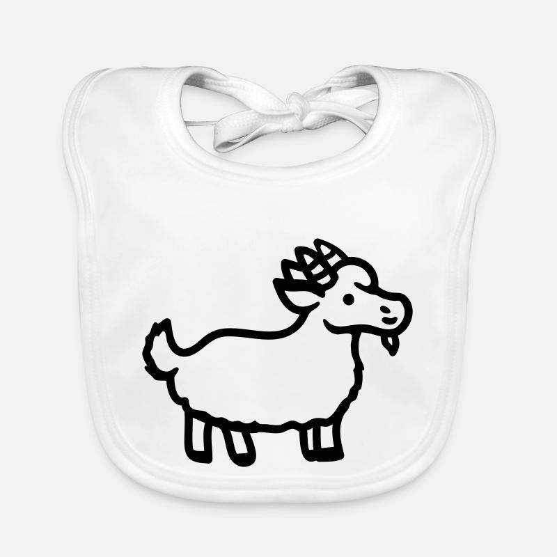 Chèvre - Line Bavoir bio Bébé
