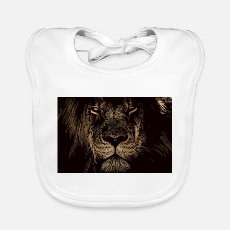 Lion Bavoir bio Bébé