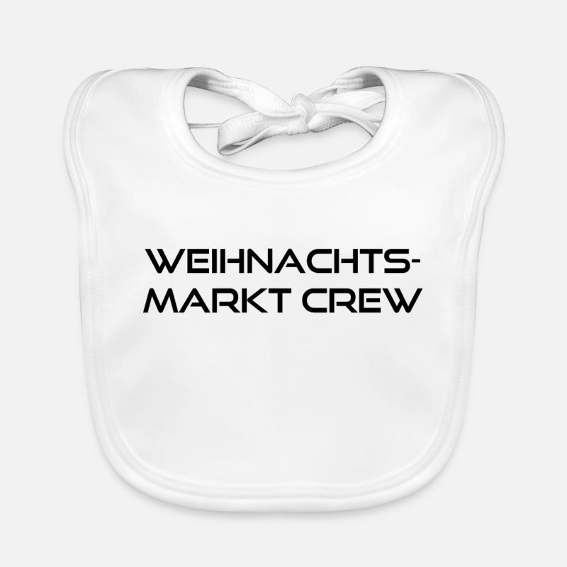 marché de noël crew Bavoir bio Bébé