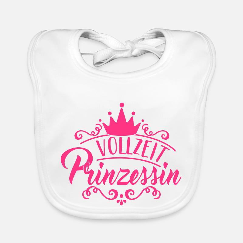 Princesse à temps plein - Crown - plaisir de Bavoir bio Bébé