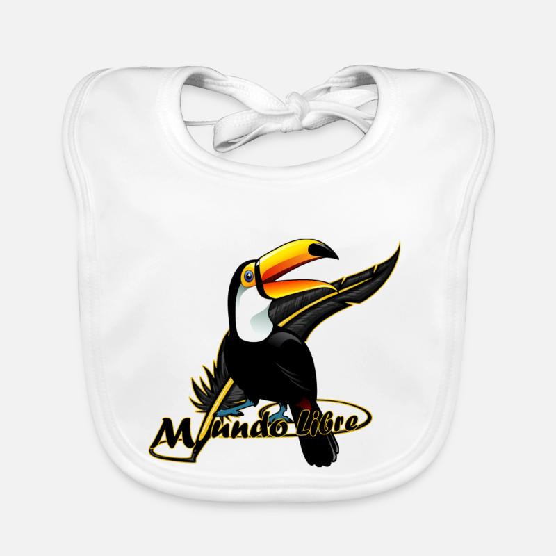Bird tucan Organic Baby Bibs
