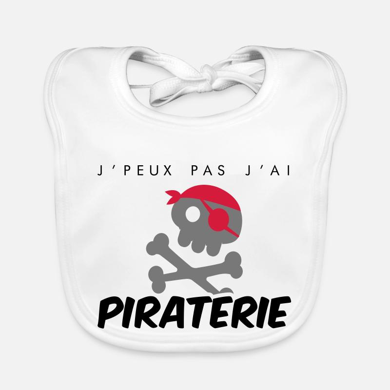 Pirate Organic Baby Bibs