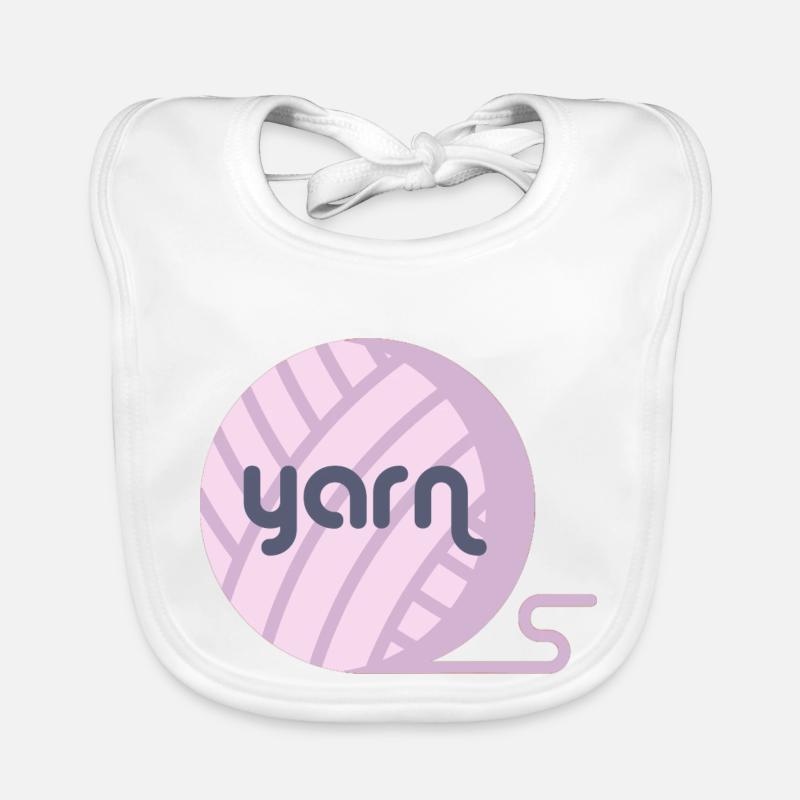 Yarn - Bavoir bio Bébé - blanc