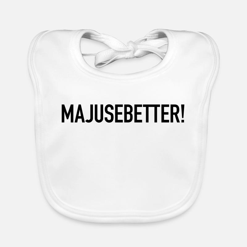 Majusebetter Maju Trier Spruch Mosel Dialekt Baby Bio-Lätzchen