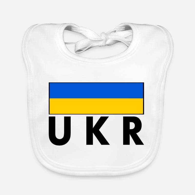 Ukraine Bavoir bio Bébé