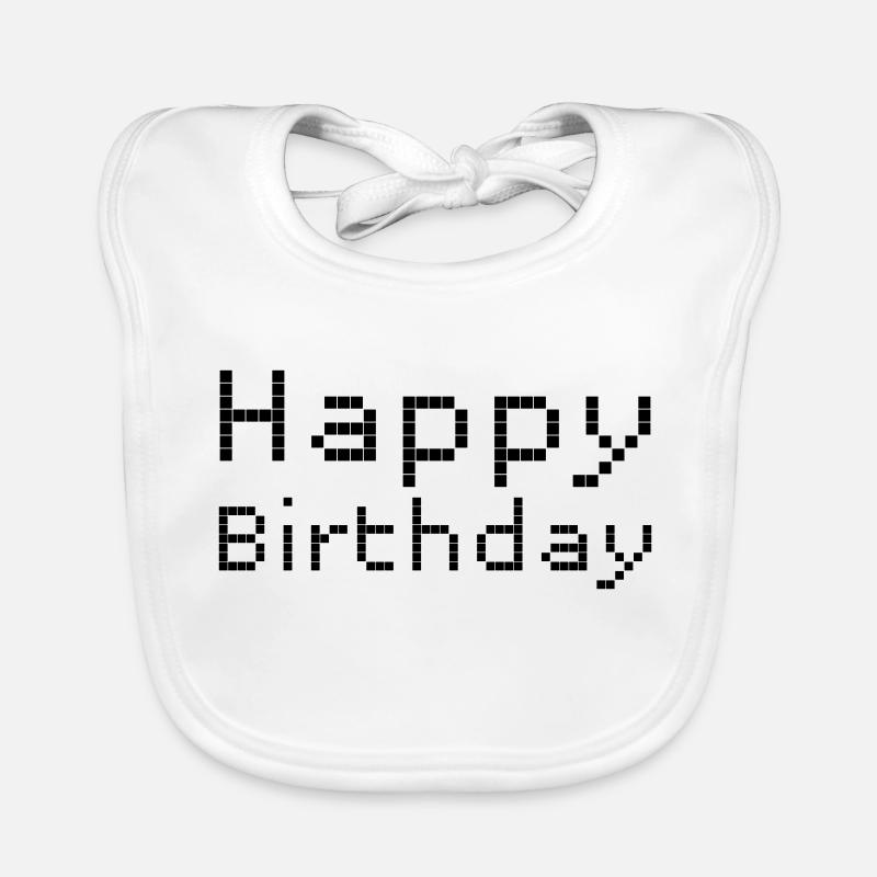 Joyeux anniversaire Bavoir bio Bébé