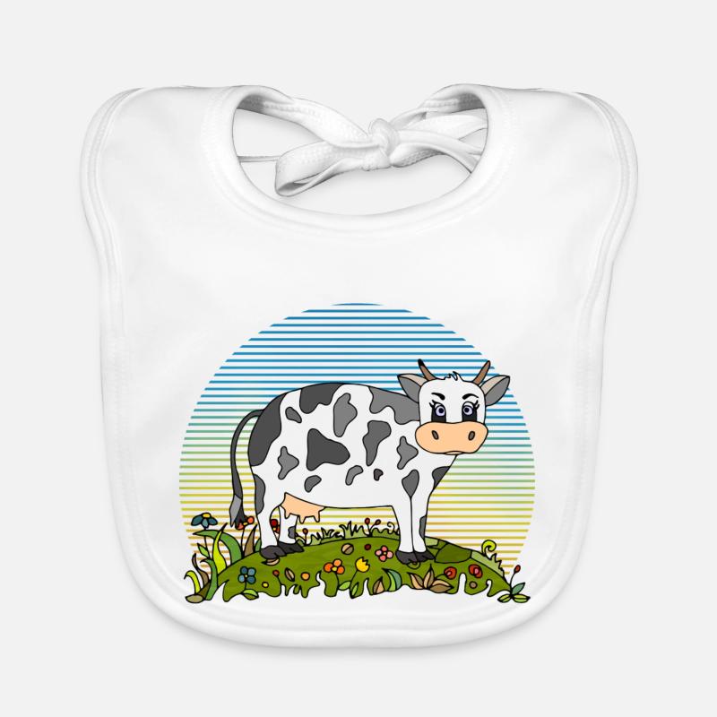 Cow Organic Baby Bibs