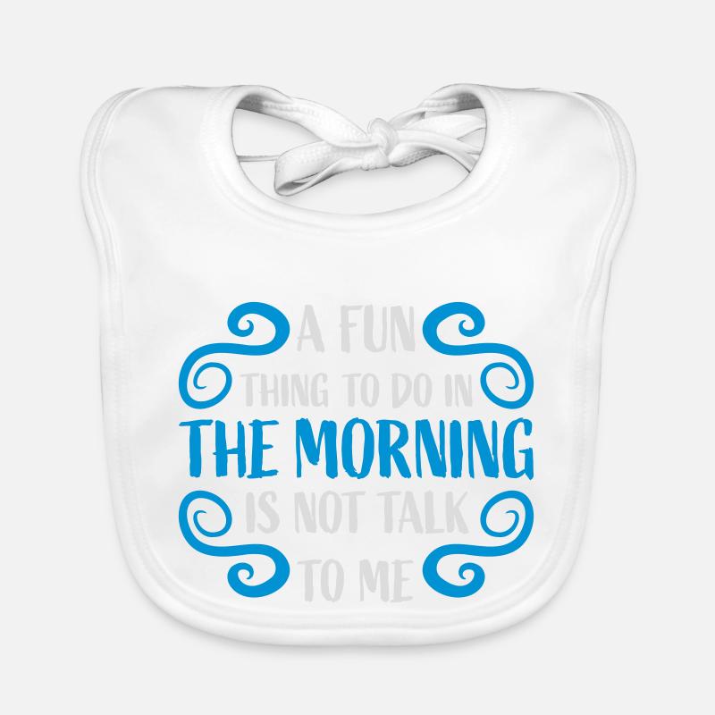 ne me parle pas Bavoir bio Bébé