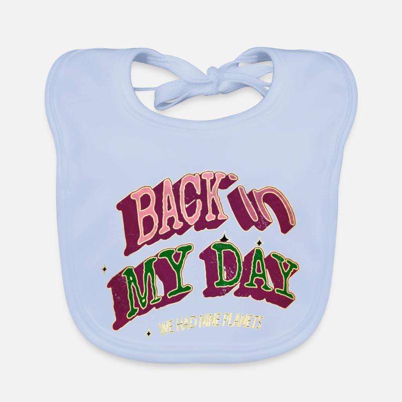 space ship cool gift humor birthday present idea Organic Baby Bibs