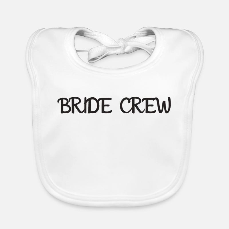 Bride Crew Baby Bio-Lätzchen