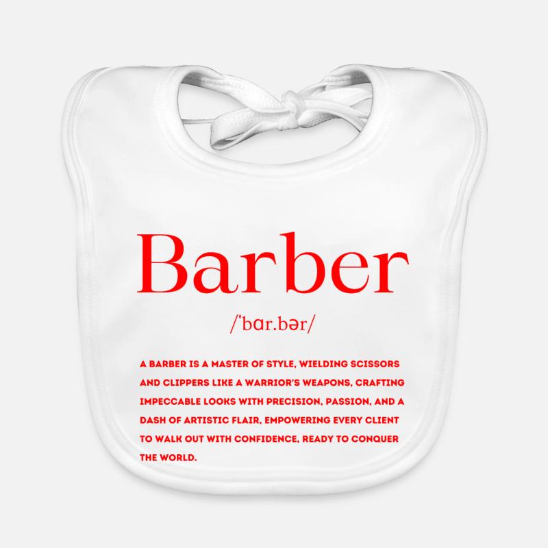 Barber Definition Baby Bio-Lätzchen